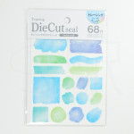 ^ Kyowa Tracing Die-Cut Seal - Brush Cool ^ Kyowa Tracing Die-Cut Seal - Brush Cool