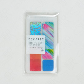 KING JIM COFFRET Film Sticker Cosmetic Motif [COFB004] - Pink Float