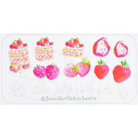 ART PRINT JAPAN Fragrant Flake Seal [SEAL-473] - Strawberry Party Cake