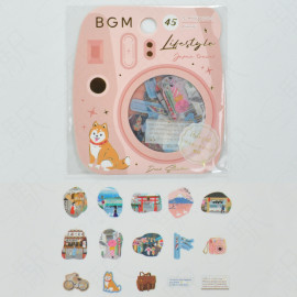 BGM Flake Stickers [Japan Travel Series] - Lifestyle
