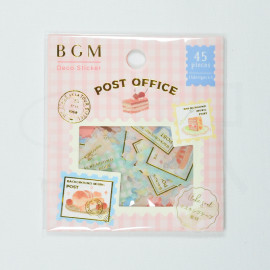 BGM Flake Stickers Post Office Series [BS-FGS004] - Sweets