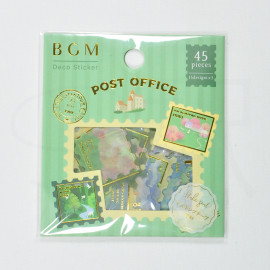 BGM Flake Stickers Post Office Series [BS-FGS005] - Scenery