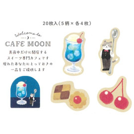 Furukawashiko Flake Sticker Cafe Moon Series [QSA155] - Cream Soda