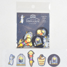 Furukawashiko Flake Sticker [QSA220] SORA CAFE: Midnight