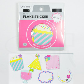 GAIA Co. Ltd Die-Cut Flake Sticker - Party