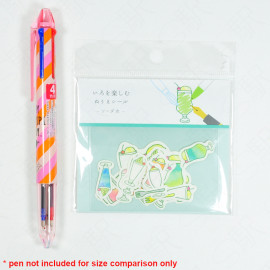 Green Flash Flake Stickers [CL-026] - Soda Water 