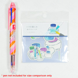 Green Flash Flake Stickers [CL-025] - Ink Bottles