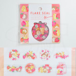 Synapse Japan Flake Seal [SJI-32834] Hamster and Strawberries 