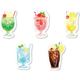 Furukawashiko x Mary Chocolate [Popping Candy Chocolate Series] Flake Stickers - Glass