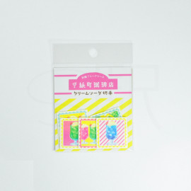 LOFT x Furukawa Paper Retro Japan Flake Seals - Cream Soda Stamp
