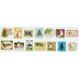 Motto Flake Sticker - Christmas  Motto Flake Sticker - Christmas