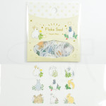Papier Platz Flake Seal [37-827] - Rabbit and Wildflower