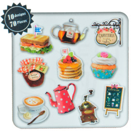 Q-lia Flake Seals [Photo Soup] - Cafe