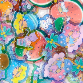 Sanrio Summer Flake Sticker [2024] - Little Twin Stars