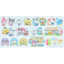 Sanrio Characters Flake Seals - Sanrio Dagashi Honpo Sanrio Characters Flake Seals - Sanrio Dagashi Honpo