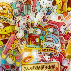 Sanrio Characters Flake Seals - Sanrio Dagashi Honpo Sanrio Characters Flake Seals - Sanrio Dagashi Honpo