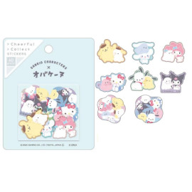 Sanrio Characters × Oba Kane Cheerful Collect Stickers Sanrio Characters × Oba Kane Cheerful Collect Stickers
