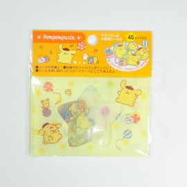 Sanrio Flake Seals with Case - Pompompurin