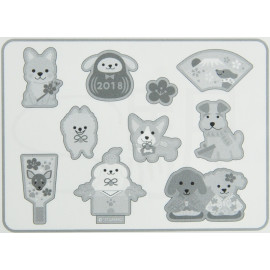 Sanrio Greetings Flake Seals (2018)