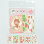 Furukawashiko Deco Seal Set x Monchhichi [MM71] - Strawberry