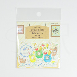 Hara Peko Cafe x Furukawashiko Flake Sticker [PP17] - Drinks