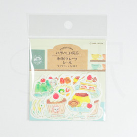 Hara Peko Cafe x Furukawashiko Flake Sticker [PP18] - Dessert 