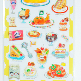 Hara Peko Cafe x Furukawashiko Sticker Sheet [PP25] - Lunch