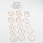 LampxPaperi Paper Products Peace - Label Stickers with Tin Can
