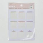 Loujene Tokyo Masking Label Sticker [LJP-ST-52] - Square Memo (Pink)
