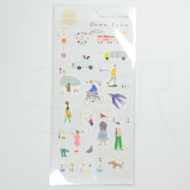Kamiiso Masking Seal Sheet Miki Tamura [J-240] - Down Town
