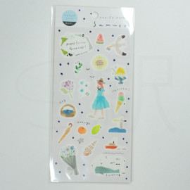 Kamiiso Masking Seal Sheet Miki Tamura [J-243] - Summer