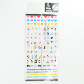 Kamio Japan CUTE MODEL Sticker Sheet x Disney [15029] Disney Characters
