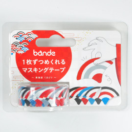 Bande Washi Roll Sticker BDA 246 Aomi Wave Bear