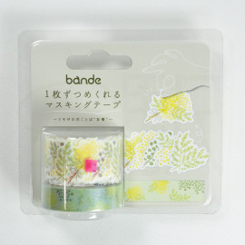 Bande Washi Roll Sticker [BDA648] - Mimosa Flower Language "Friendship"