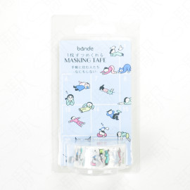 Bande Washi Roll Sticker [BDA754] - People Who Live in Notebooks Do Nothing
