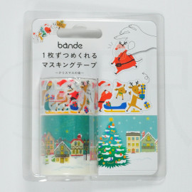Bande Washi 2-Roll Masking Sticker and Tape BDA 260 Christmas Town