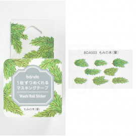 Bande Washi Roll Sticker BDA 503 Fir Tree (Leaves)