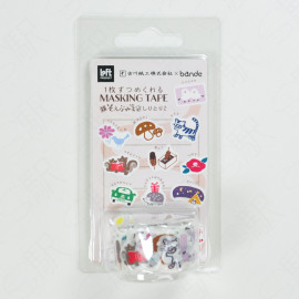 Bande Washi Roll Sticker x Furukawashiko [BDA757] - Soebumi Shiritori  (LOFT Limited)