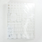Kingjim Otona Sticker Collection [Binder Type] - White
