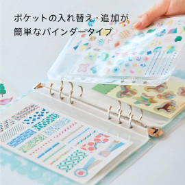 Kingjim Otona Sticker Collection [Binder Type] - Pink