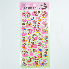 Kamio Japan CUTE MODEL x Disney Sakura Seal [Mickey and Minnie Mouse]