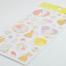 S&C Corporation Clear Sticker x Disney Princess Belle S&C Corporation Clear Sticker x Disney Princess Belle