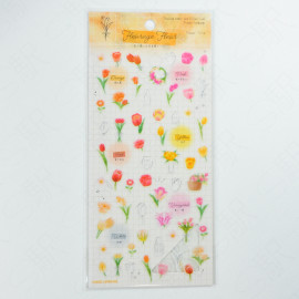Kamio Japan Sticker Sheet [Fleurage Fleur] Flower : Tulip