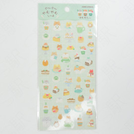 Kamio Japan Sticker Sheet - Hamster Kamio Japan Sticker Sheet - Hamster