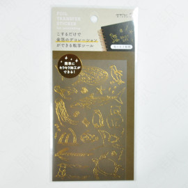 Designphil MIDORI Foil Transfer Sticker [82618-006] - Sea Creature Pattern