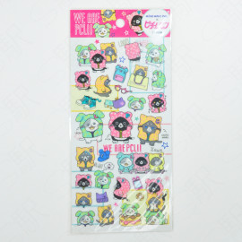 Mind Wave Inc. Sticker Sheet x Puchi Bull [77088]