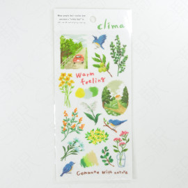 Mind Wave Inc. Clear Sticker Sheet CLIMA [81611] Warm Feeling