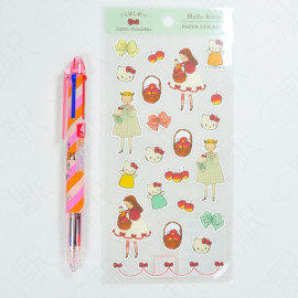 Active Corporation Sticker Sheet Kurahashi Rei x Sanrio Hello Kitty [K03-SV-124] - Sanrio Clothes
