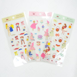 Active Corporation Sticker Sheet Kurahashi Rei x Sanrio Hello Kitty [K03-SV-124] - Sanrio Clothes