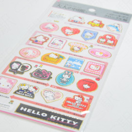 Kamio Japan Sticker Sheet x Sanrio [Adult Encyclopedia] - Hello Kitty Profile